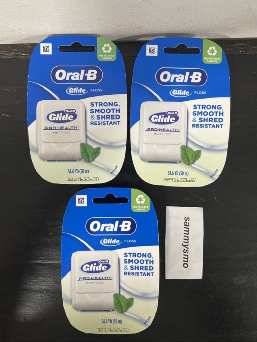 Oral B Glide Pro Health Mint Floss 54.6 YD ORIGINAL x3